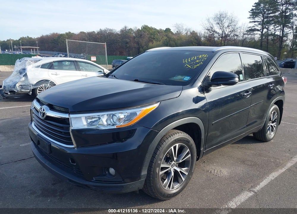 2016 TOYOTA HIGHLANDER XLE V6 VIN: 5TDJKRFH5GS254410