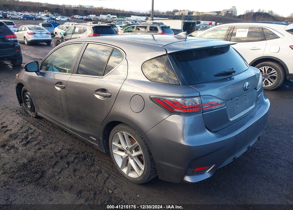 2015 LEXUS CT 200H VIN: JTHKD5BH9F2220035