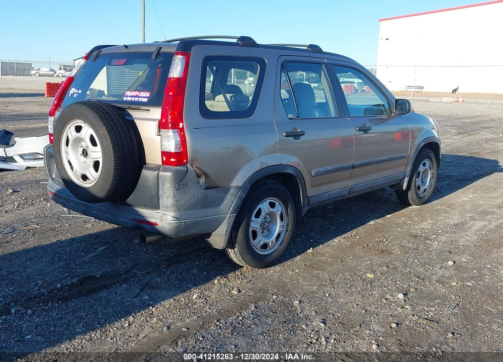 2005 HONDA CR-V LX VIN: SHSRD68505U303537