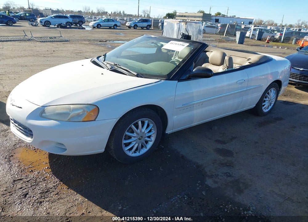 2001 CHRYSLER SEBRING LX VIN: 1C3EL45UX1N638779