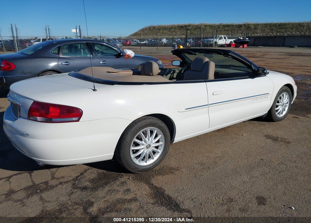 2001 CHRYSLER SEBRING LX VIN: 1C3EL45UX1N638779