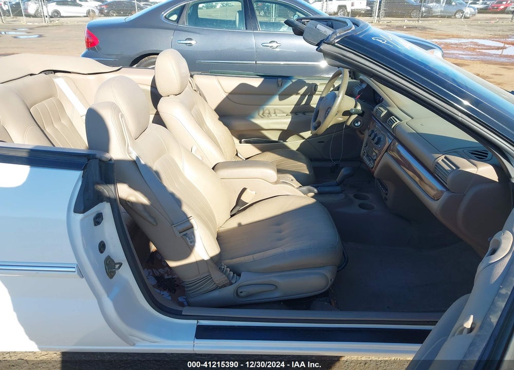 2001 CHRYSLER SEBRING LX VIN: 1C3EL45UX1N638779