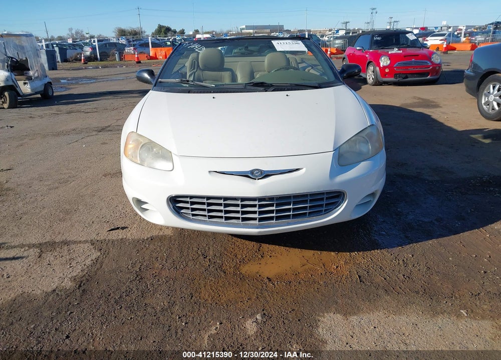 2001 CHRYSLER SEBRING LX VIN: 1C3EL45UX1N638779