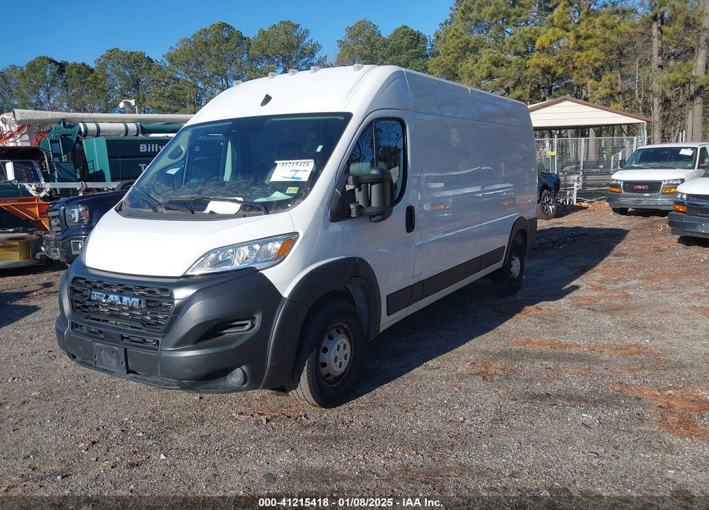 2023 RAM PROMASTER 2500 HIGH ROOF 159 WB VIN: 3C6LRVDG8PE584034