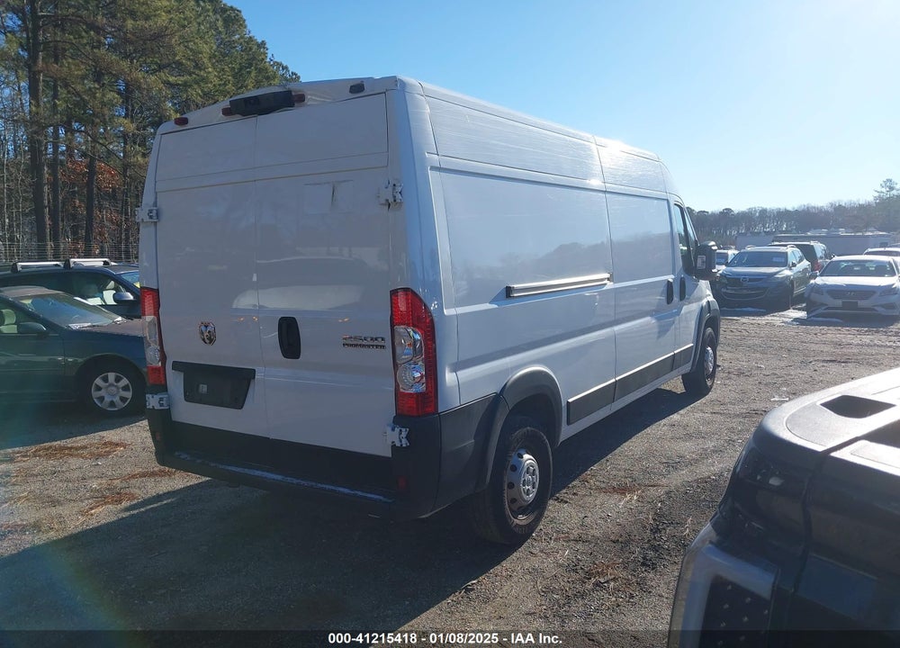 2023 RAM PROMASTER 2500 HIGH ROOF 159 WB VIN: 3C6LRVDG8PE584034
