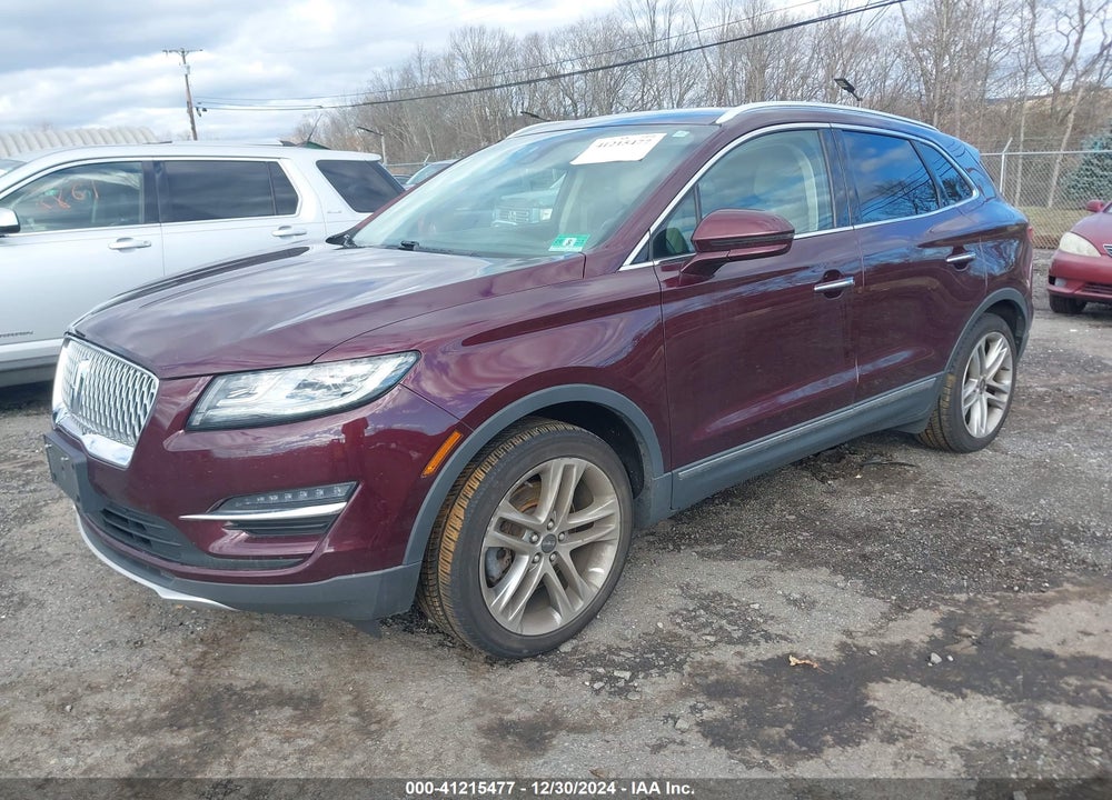 2019 LINCOLN MKC RESERVE VIN: 5LMCJ3D90KUL01456