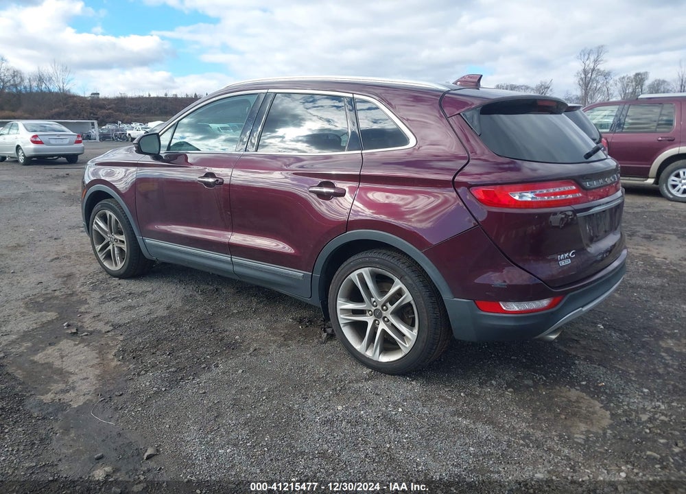 2019 LINCOLN MKC RESERVE VIN: 5LMCJ3D90KUL01456