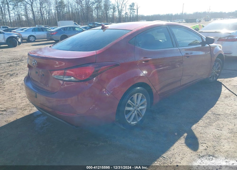 2016 HYUNDAI ELANTRA SE VIN: 5NPDH4AE7GH722929