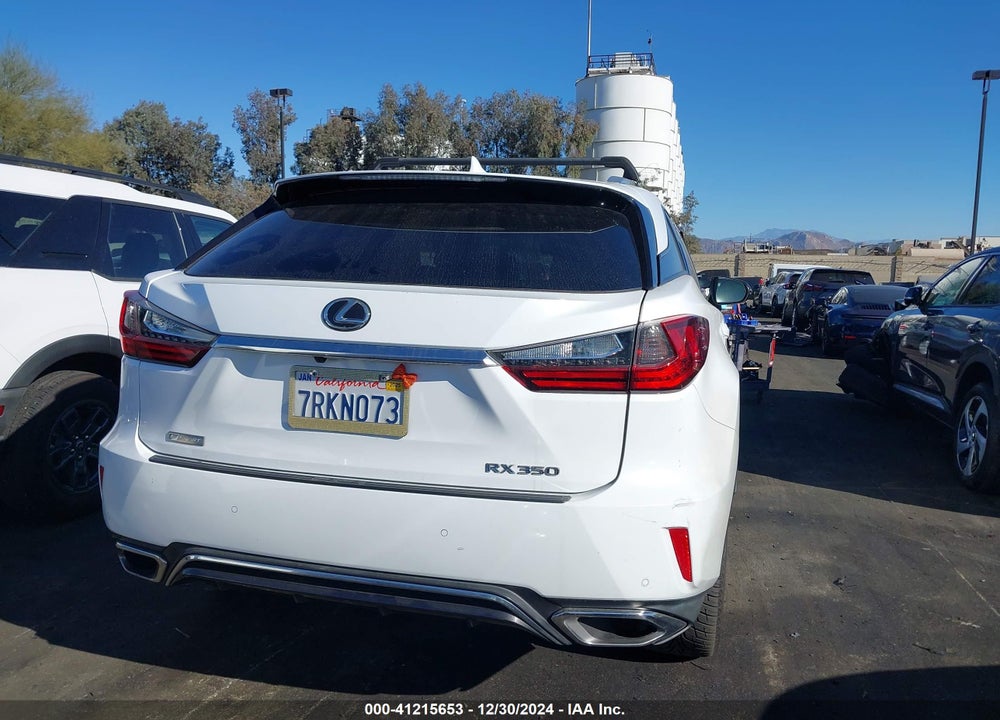 2016 LEXUS RX 350 F-SPORT VIN: 2T2BZMCA6GC008898