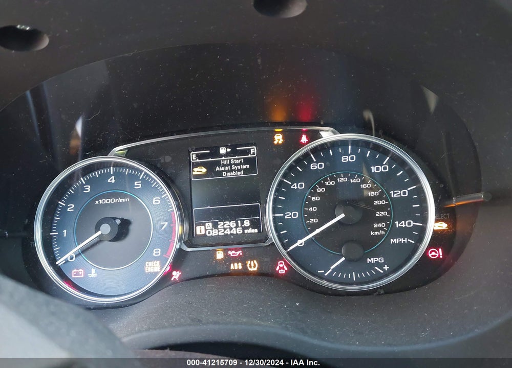 2017 SUBARU CROSSTREK 2.0I LIMITED VIN: JF2GPAKC9HH246342