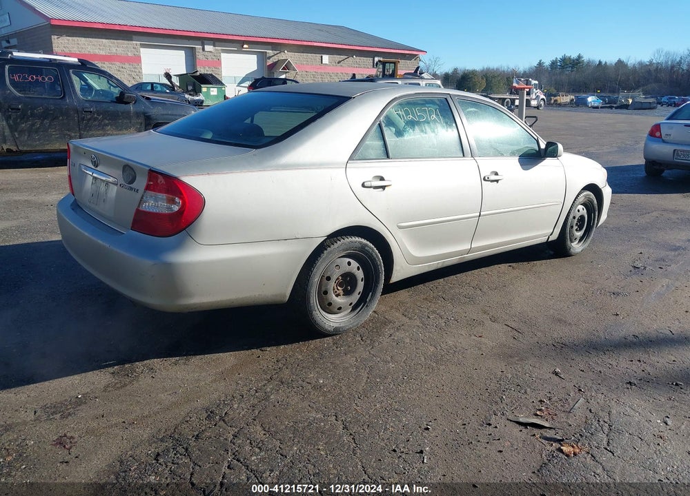 2004 TOYOTA CAMRY LE VIN: 4T1BE32K64U334568