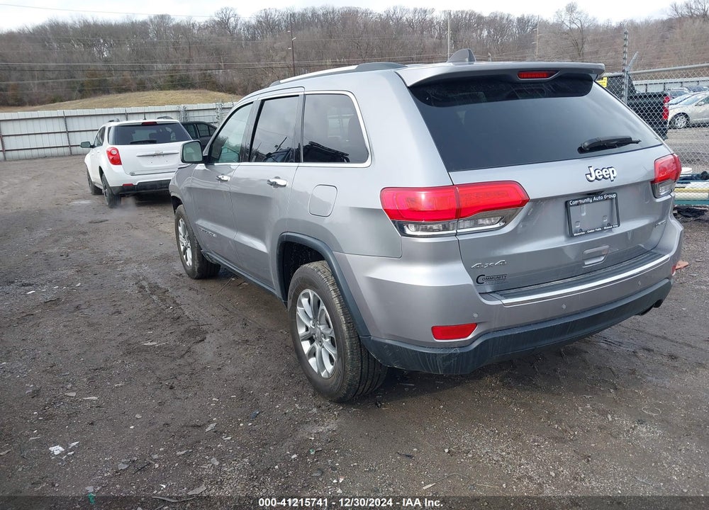 2016 JEEP GRAND CHEROKEE LIMITED VIN: 1C4RJFBG1GC391444