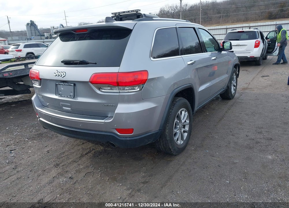 2016 JEEP GRAND CHEROKEE LIMITED VIN: 1C4RJFBG1GC391444