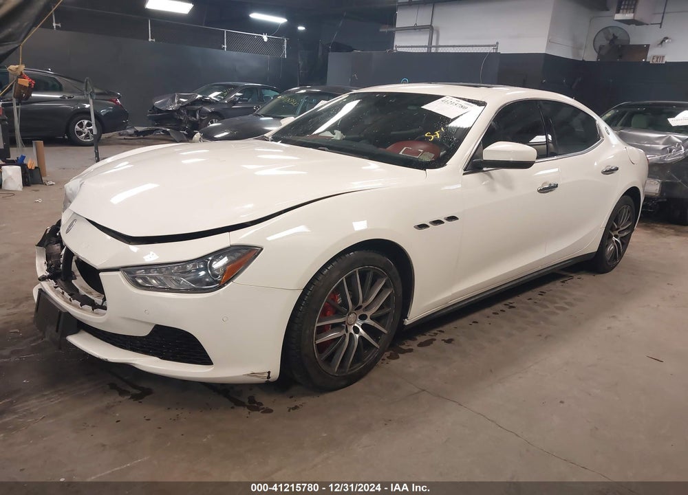 2017 MASERATI GHIBLI VIN: ZAM57RTA9H1195379