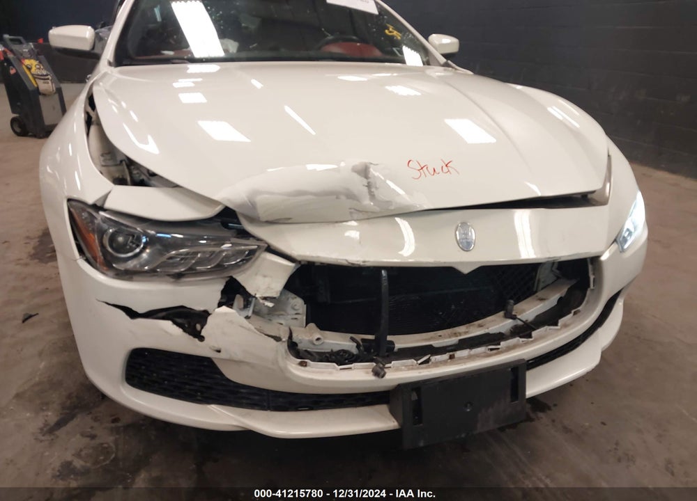 2017 MASERATI GHIBLI VIN: ZAM57RTA9H1195379