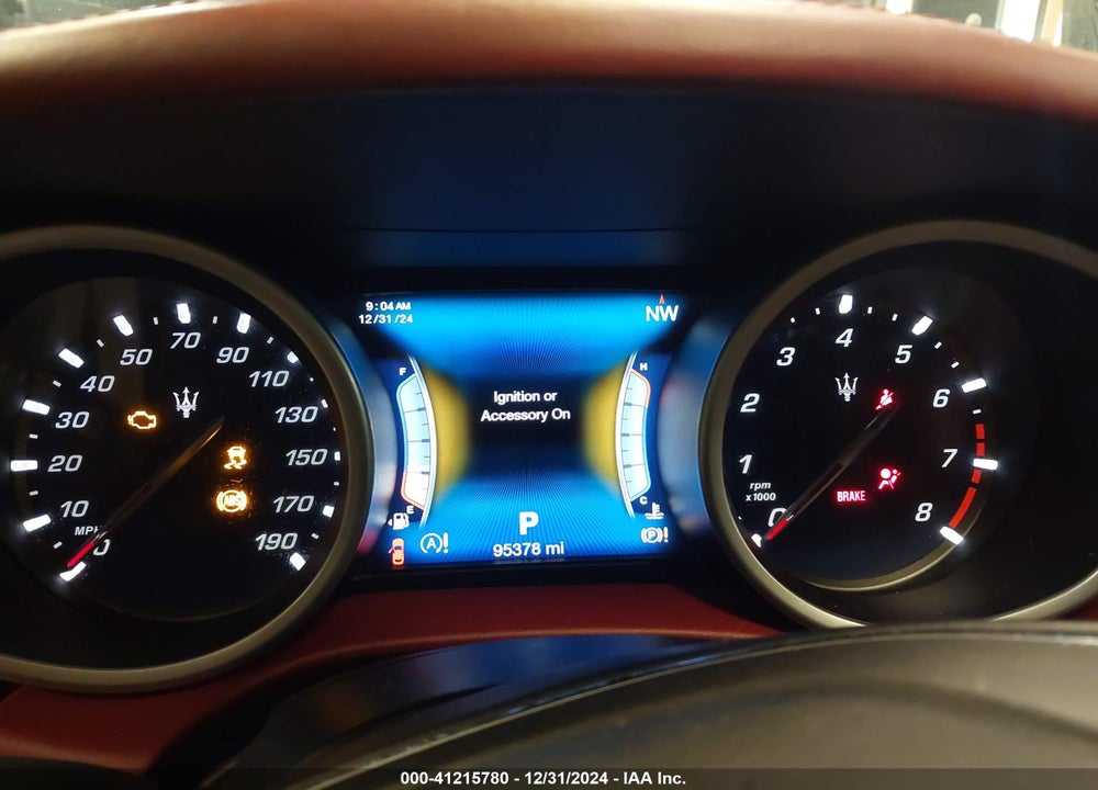 2017 MASERATI GHIBLI VIN: ZAM57RTA9H1195379