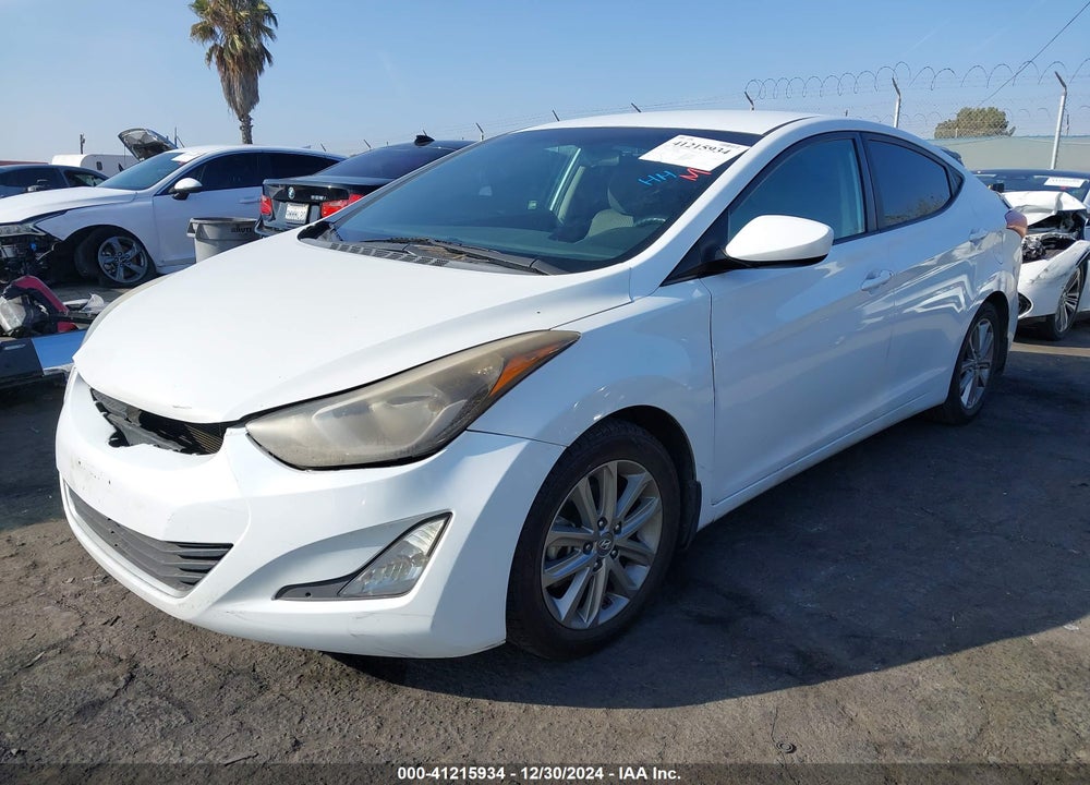 2016 HYUNDAI ELANTRA SE VIN: 5NPDH4AE2GH659786