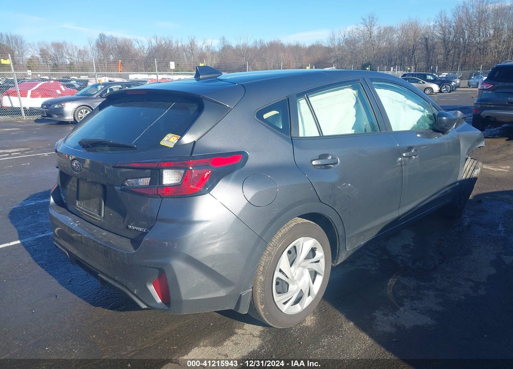 2024 SUBARU IMPREZA BASE 5-DOOR VIN: JF1GUABC5R8325876