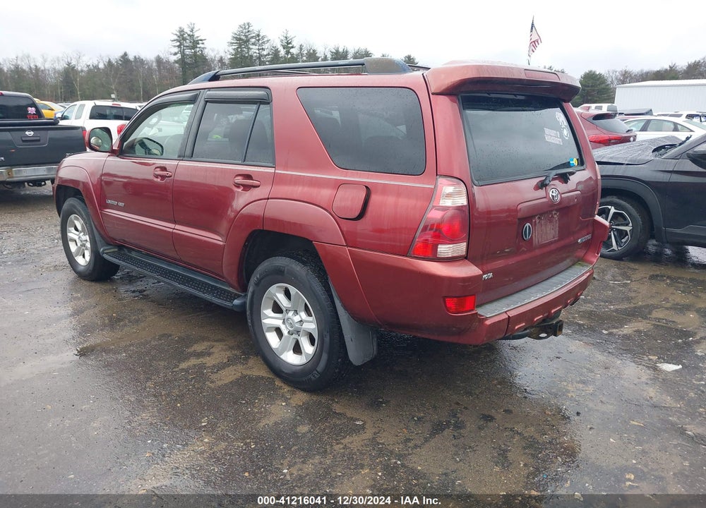 2005 TOYOTA 4RUNNER LIMITED V8 VIN: JTEBT17R458023604