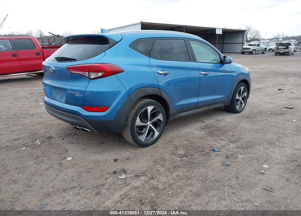 2016 HYUNDAI TUCSON LIMITED VIN: KM8J3CA26GU243081