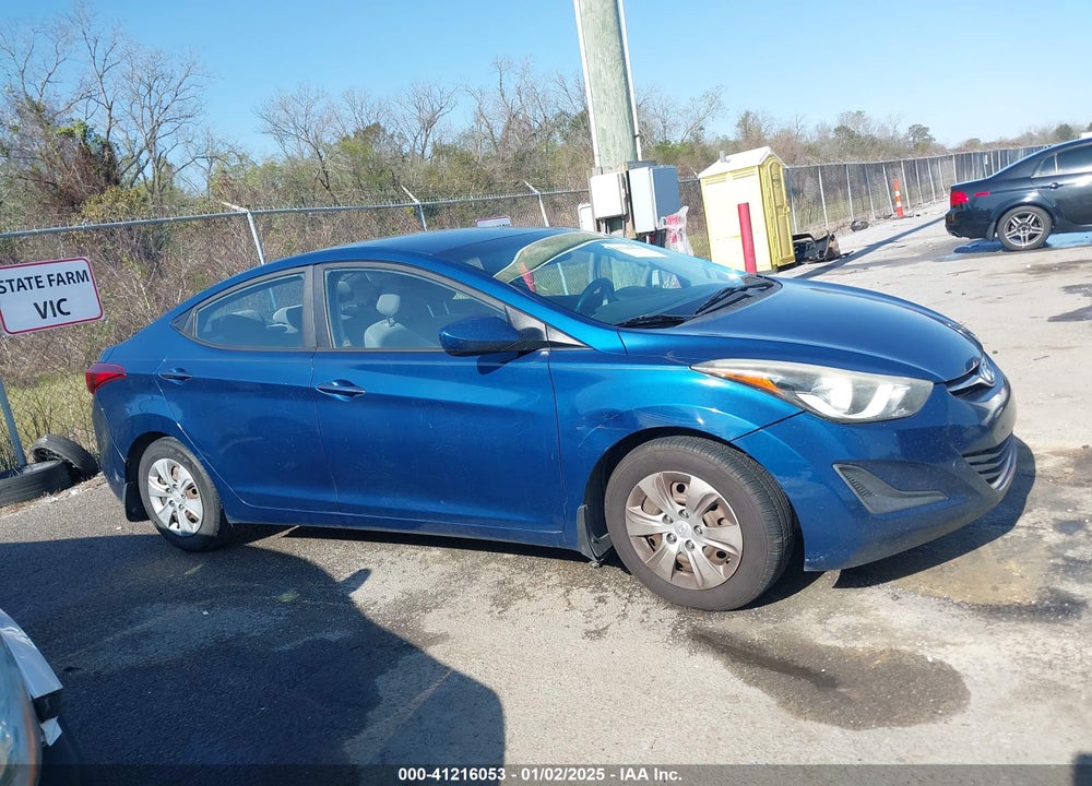 2016 HYUNDAI ELANTRA SE/SPORT/LIMITED VIN: KMHDH4AE2GU547765