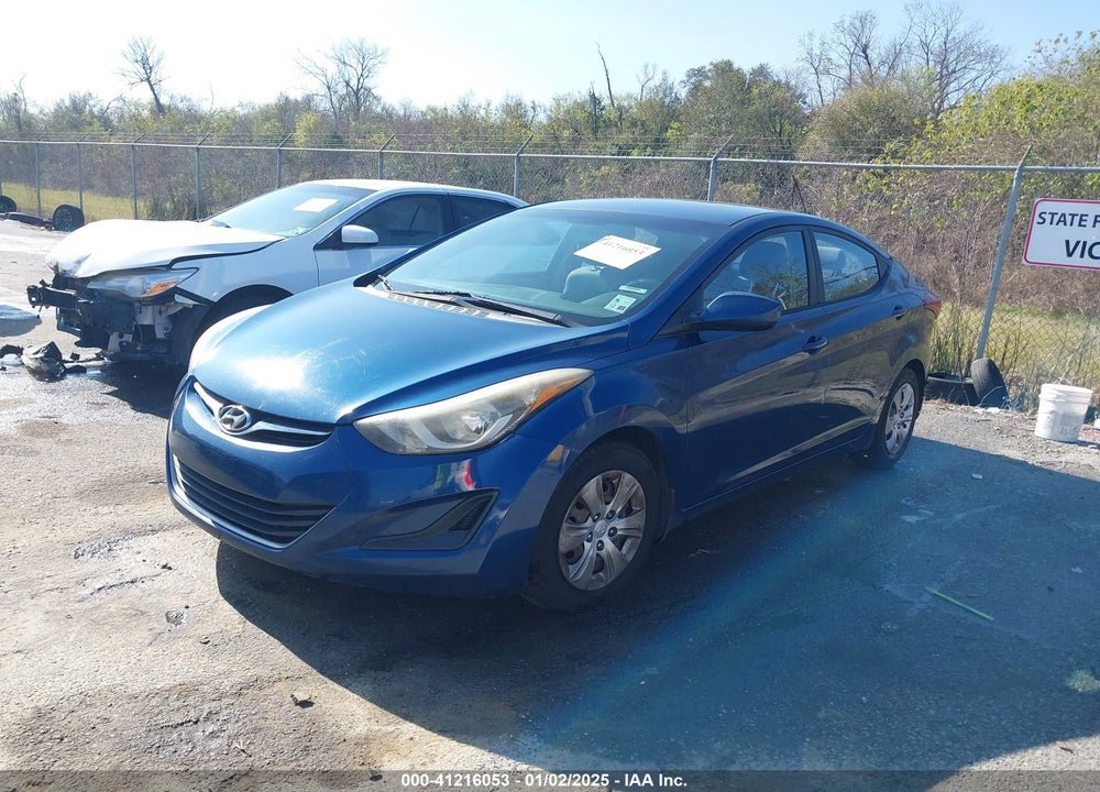 2016 HYUNDAI ELANTRA SE/SPORT/LIMITED VIN: KMHDH4AE2GU547765