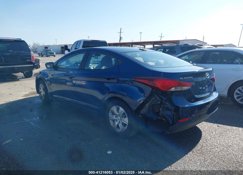 2016 HYUNDAI ELANTRA SE/SPORT/LIMITED VIN: KMHDH4AE2GU547765
