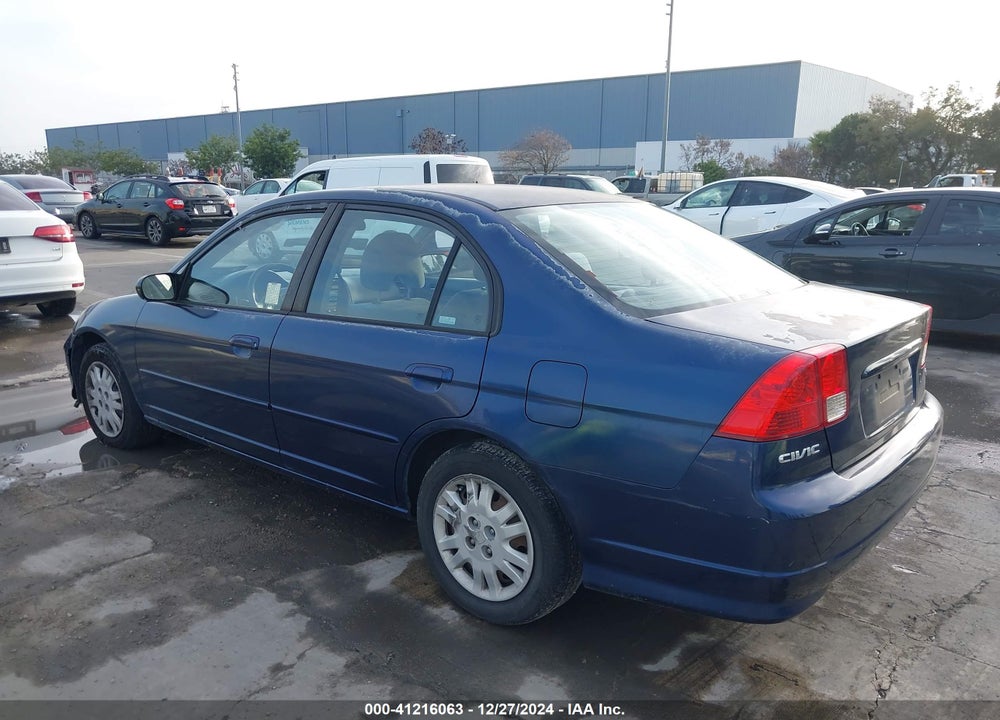 2004 HONDA CIVIC LX VIN: 2HGES16574H566751
