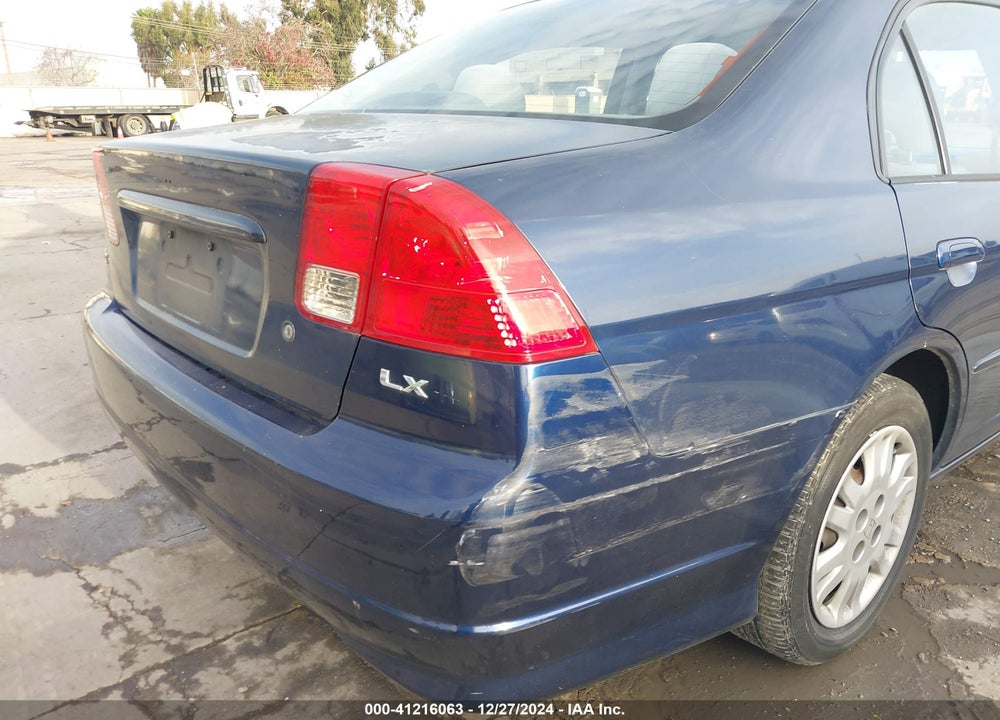 2004 HONDA CIVIC LX VIN: 2HGES16574H566751