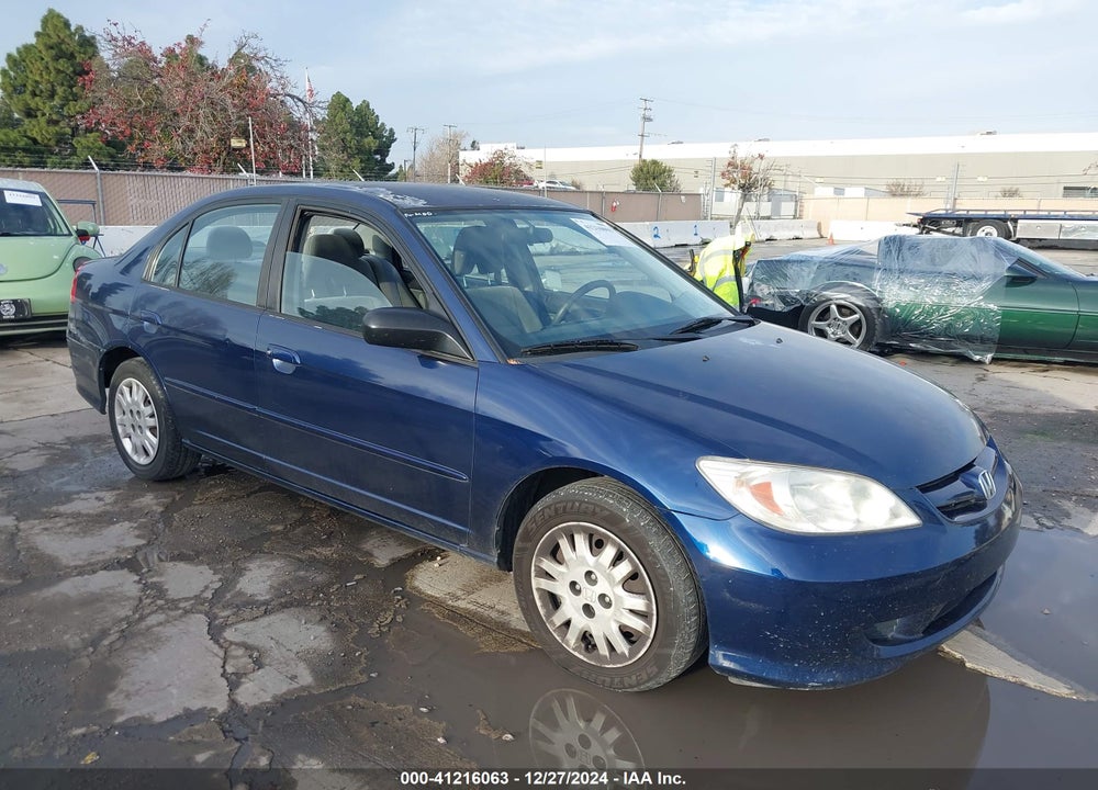 2004 HONDA CIVIC LX VIN: 2HGES16574H566751
