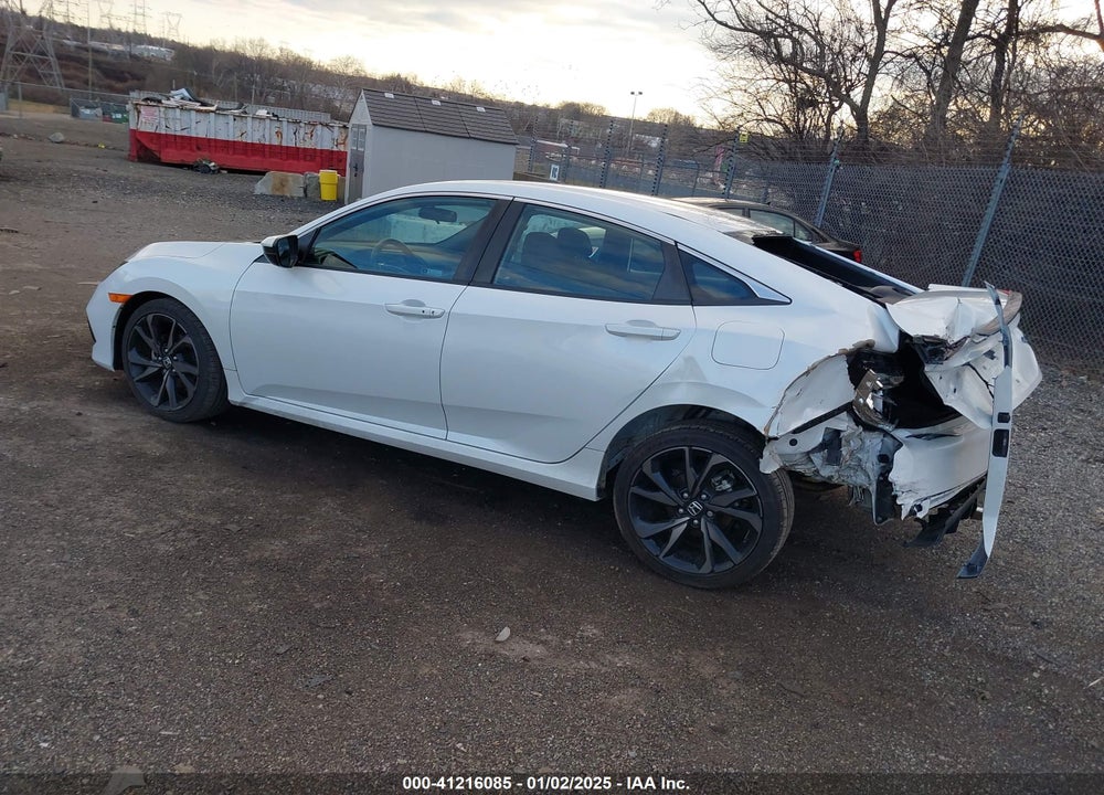 2021 HONDA CIVIC SPORT VIN: 19XFC2F89ME201273