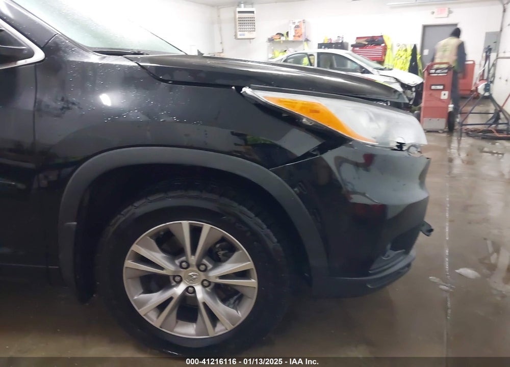 2014 TOYOTA HIGHLANDER XLE V6 VIN: 5TDJKRFH2ES041444
