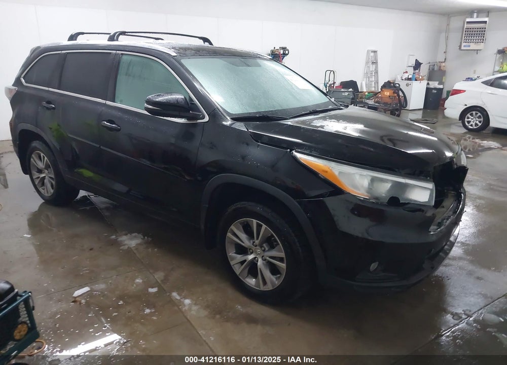 2014 TOYOTA HIGHLANDER XLE V6 VIN: 5TDJKRFH2ES041444