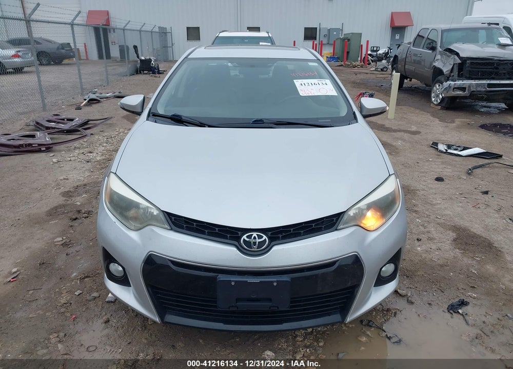 2014 TOYOTA COROLLA S PLUS VIN: 5YFBURHE4EP022193