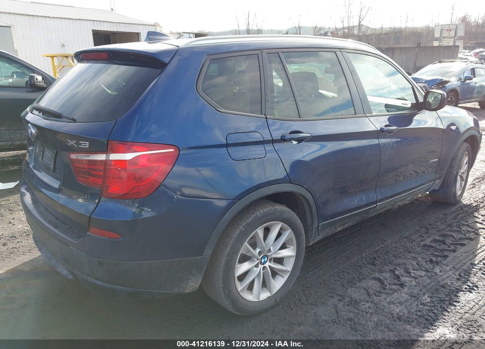 2013 BMW X3 XDRIVE28I VIN: 5UXWX9C51D0A17253