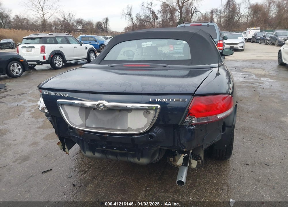 2004 CHRYSLER SEBRING LIMITED VIN: 1C3EL65R54N124818