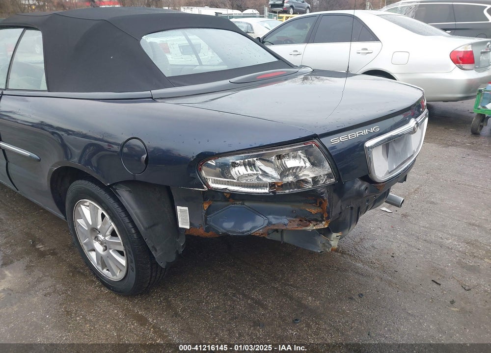 2004 CHRYSLER SEBRING LIMITED VIN: 1C3EL65R54N124818
