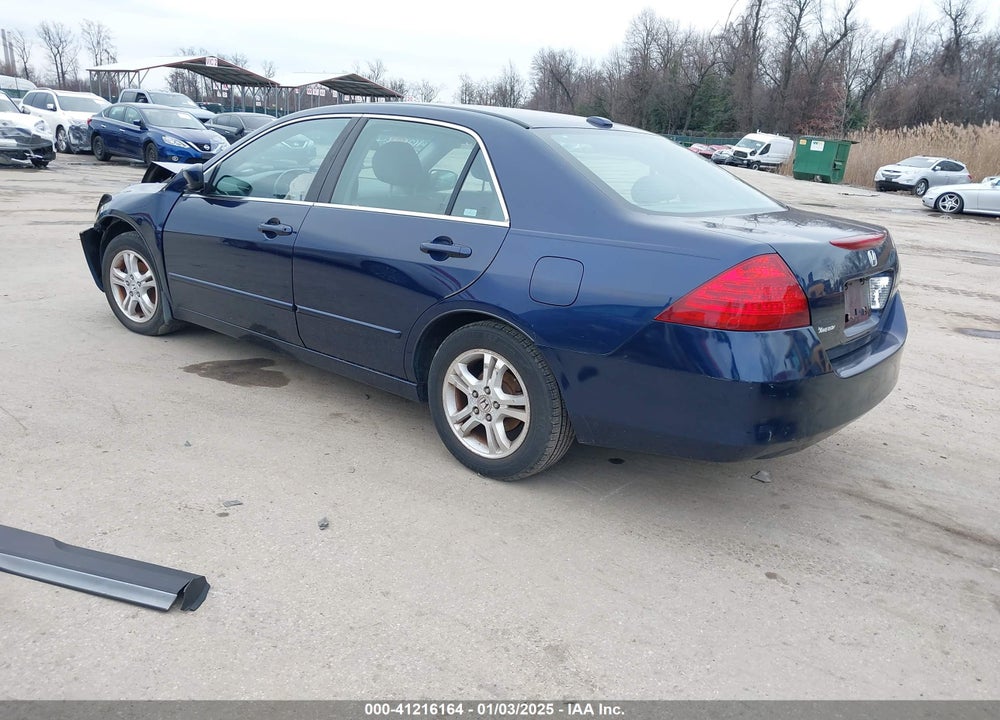2007 HONDA ACCORD 2.4 EX VIN: 1HGCM56847A095678