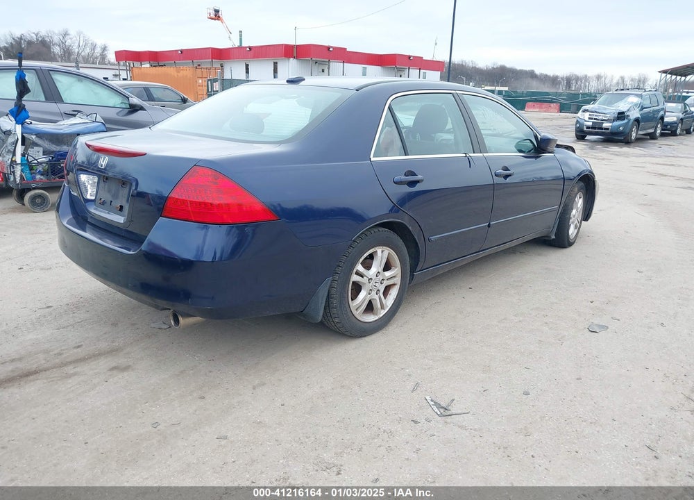2007 HONDA ACCORD 2.4 EX VIN: 1HGCM56847A095678