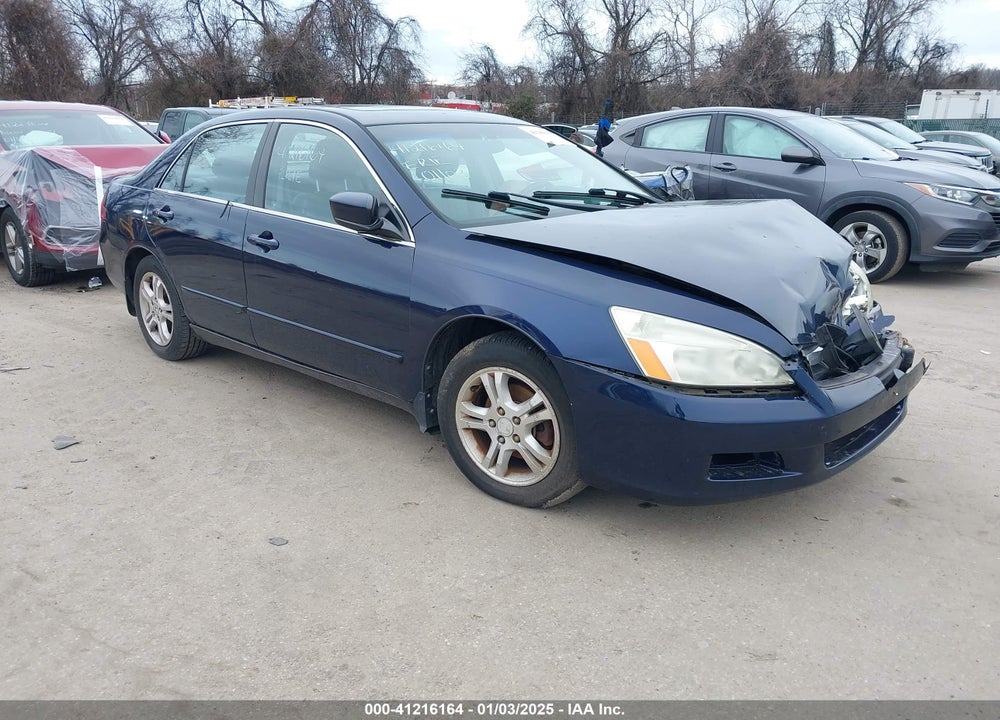 2007 HONDA ACCORD 2.4 EX VIN: 1HGCM56847A095678