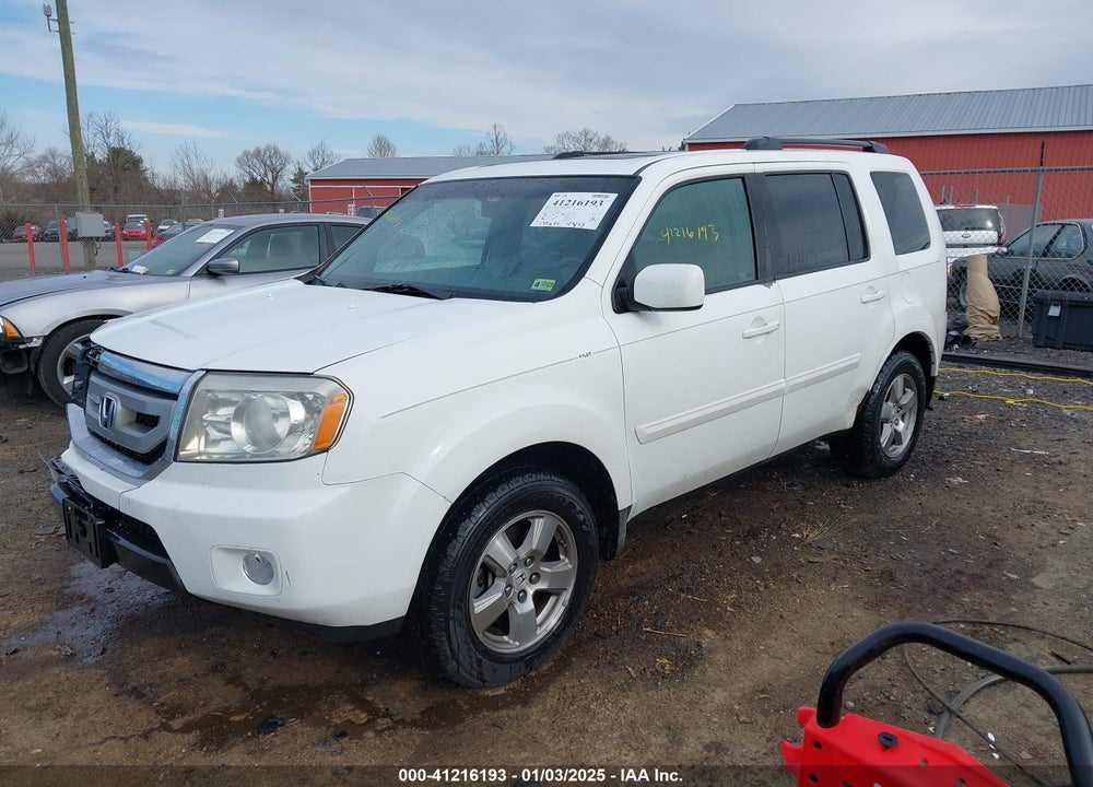 2009 HONDA PILOT EX-L VIN: 5FNYF48599B042822