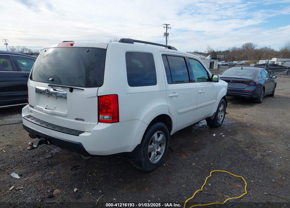 2009 HONDA PILOT EX-L VIN: 5FNYF48599B042822