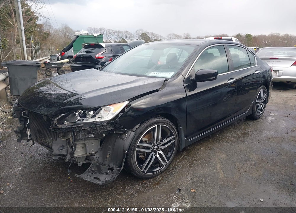 2017 HONDA ACCORD VIN: 1HGCR2F55HA185512