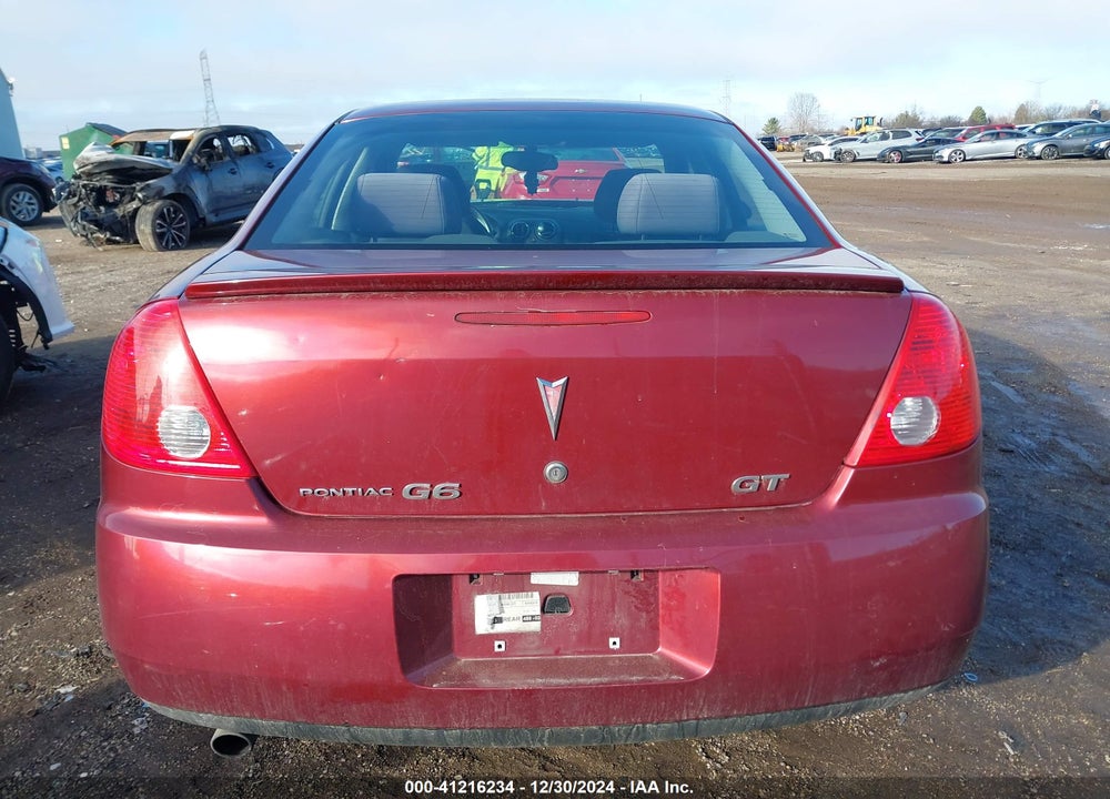2008 PONTIAC G6 GT VIN: 1G2ZH57N484137062