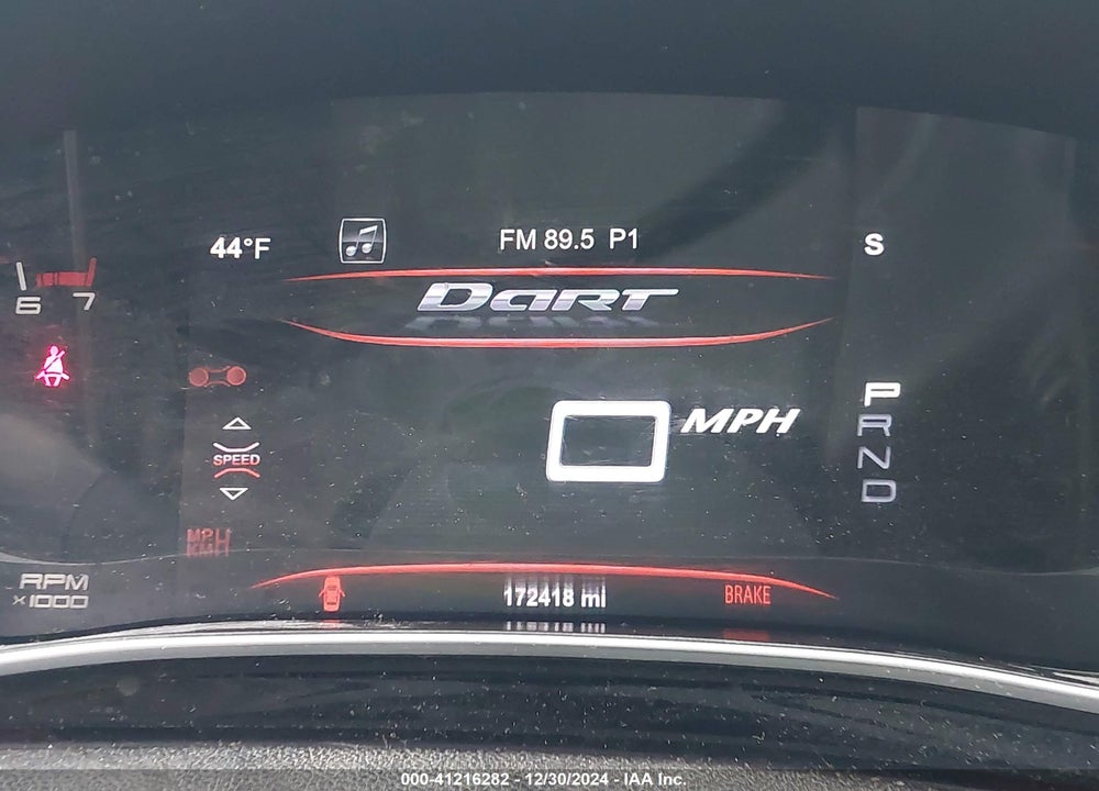 2013 DODGE DART LIMITED VIN: 1C3CDFCA5DD206006
