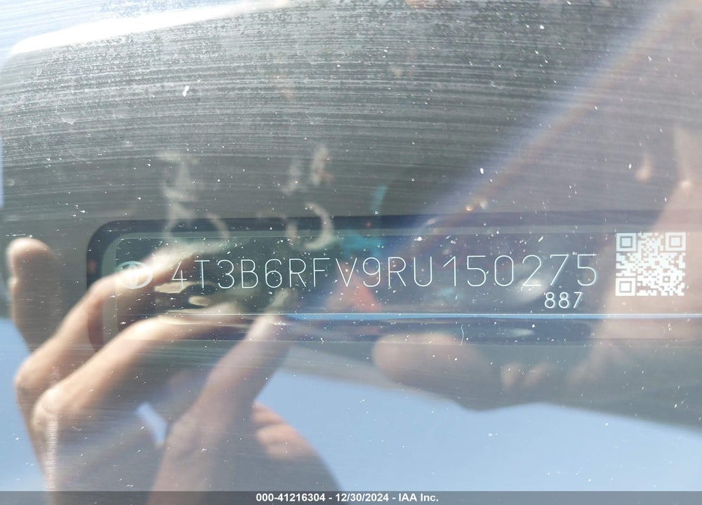 2024 TOYOTA RAV4 HYBRID VIN: 4T3B6RFV9RU150275