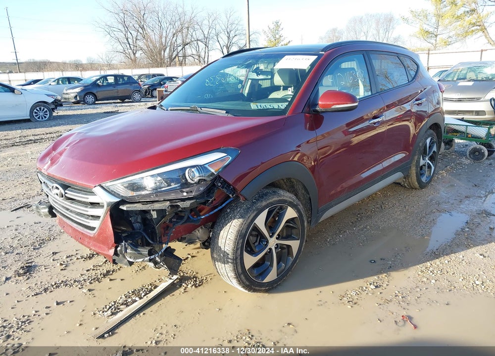 2018 HYUNDAI TUCSON LIMITED VIN: KM8J33A24JU782581