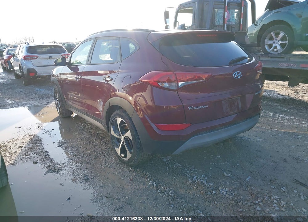 2018 HYUNDAI TUCSON LIMITED VIN: KM8J33A24JU782581