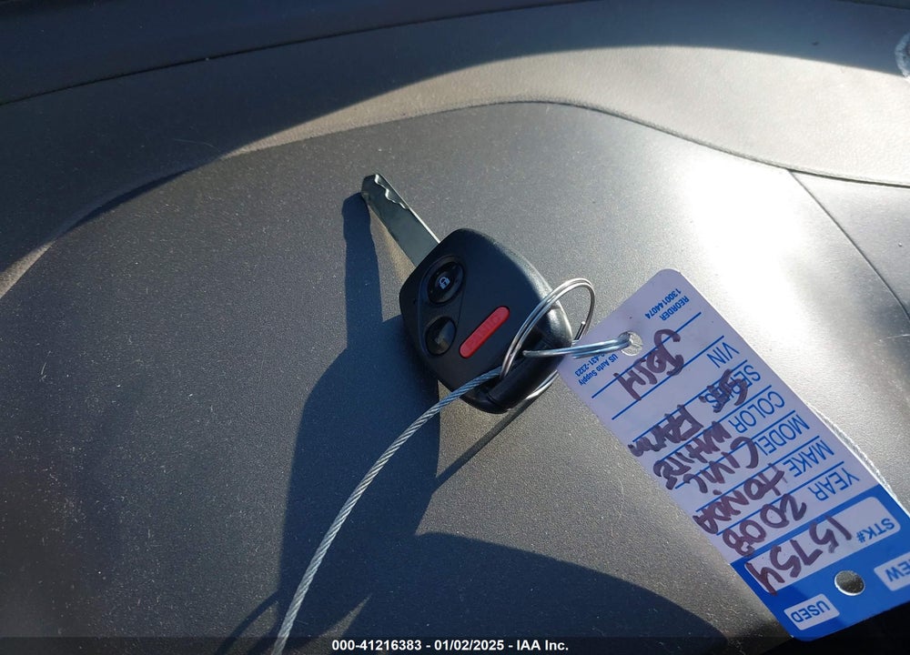 2008 HONDA CIVIC VIN: 2HGFA165X8H347778
