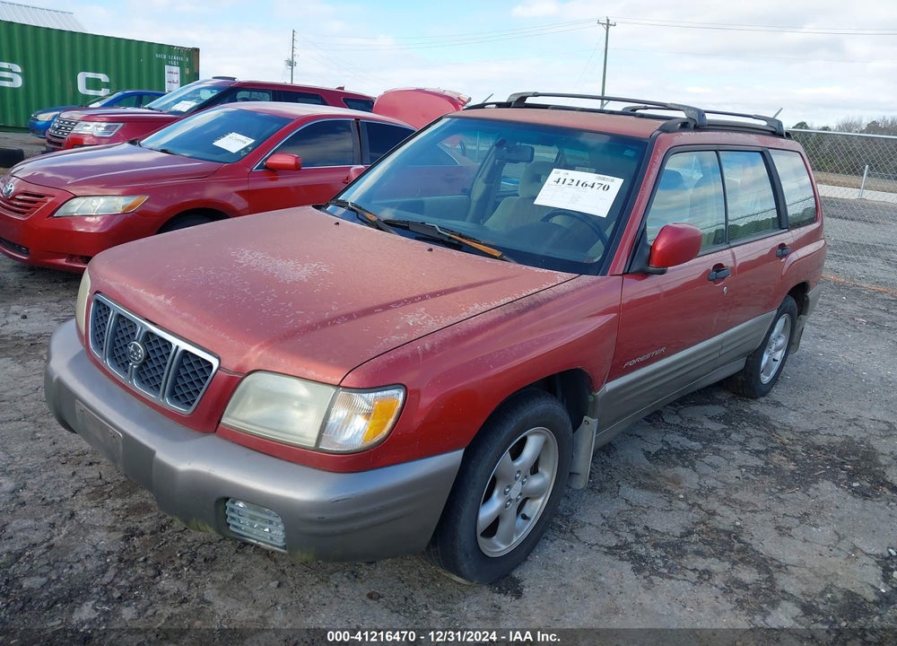 2002 SUBARU FORESTER S VIN: JF1SF655X2H715909
